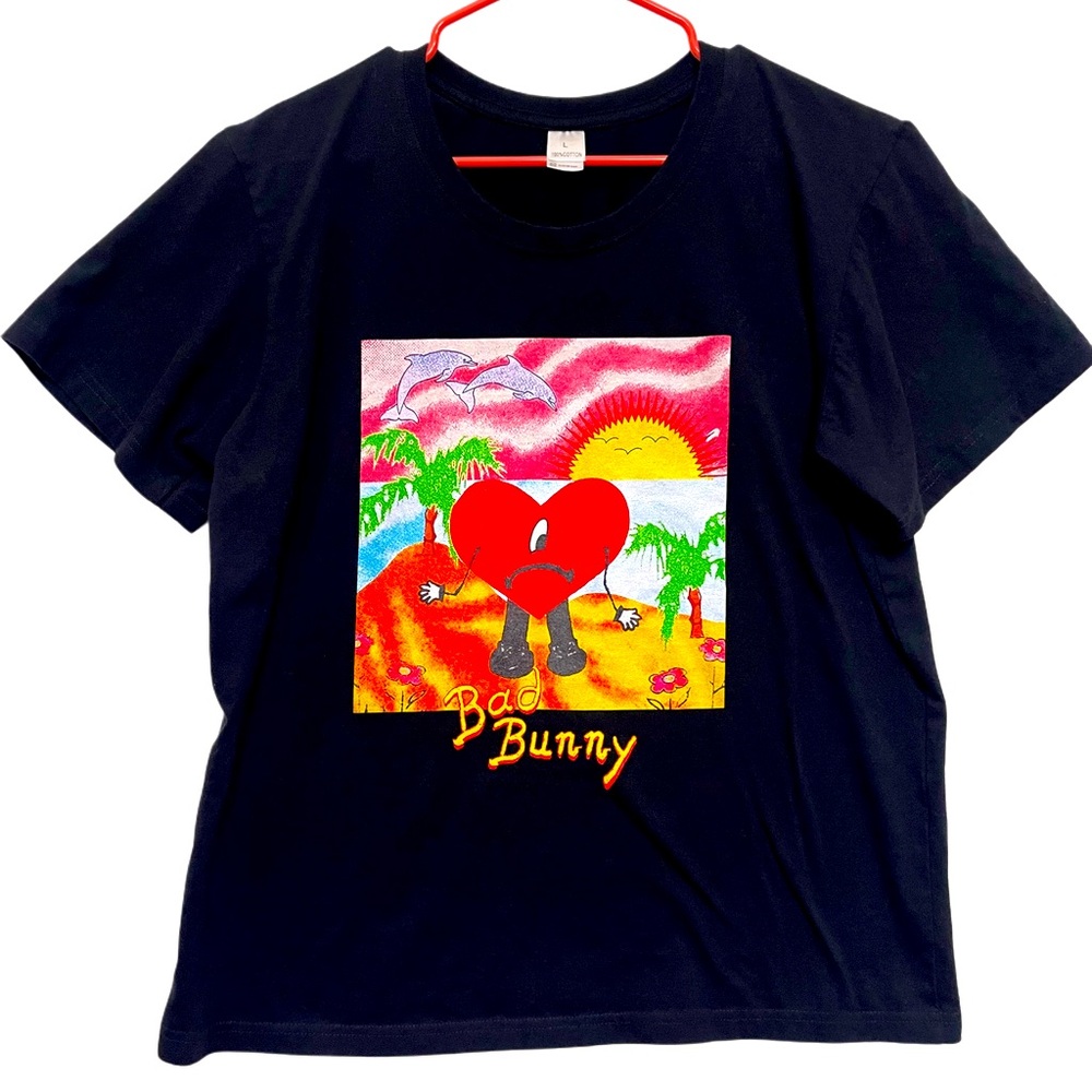 Bad Bunny 🐰 ‘Un Verano Sin Ti’ album cover shirt Sz L
